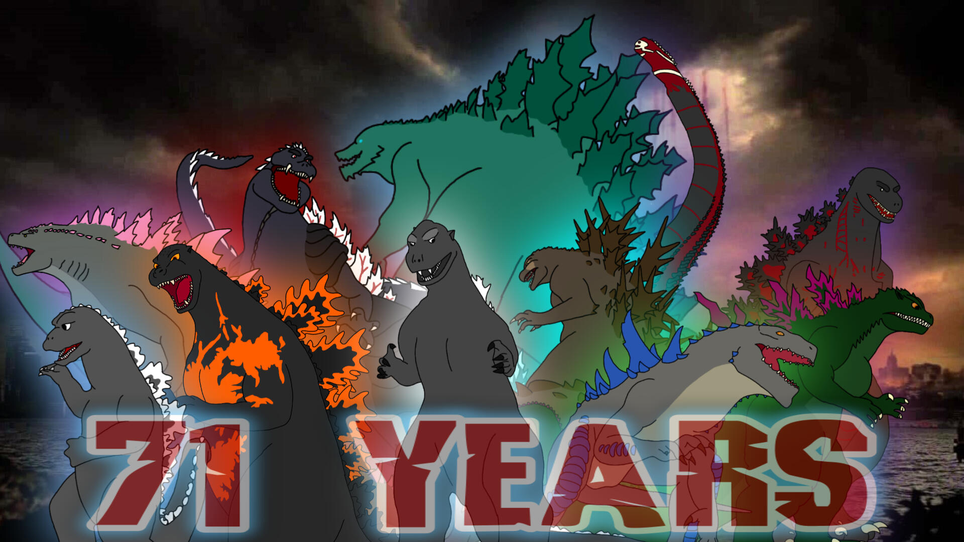 71 Years of Godzilla